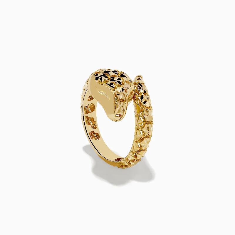 Discover Unique Jewelry With Special Limited-Time Offers 14K Yellow Gold Snake Ring