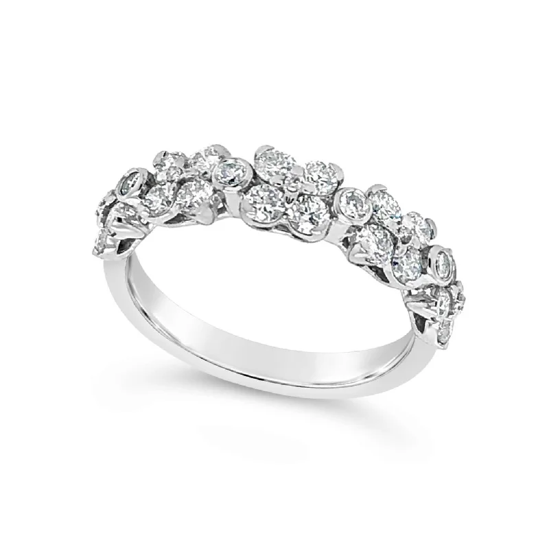 Luxury Jewelry Clearance – Shop Premium Styles Now Flower Design Diamond Cluster Ring