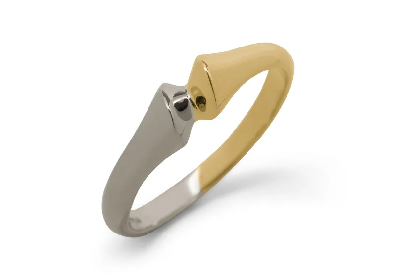 Limited-Stock Jewelry Sale – Shop Before It's Gone JW195 Bitone Dress Ring, Yellow & White Gold