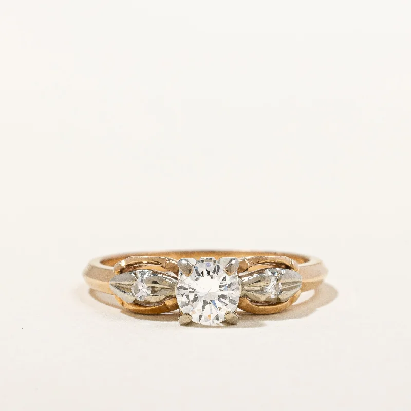 Shop Elegant Jewelry At Unbeatable Prices Bevelled Edge Diamond Engagement Ring | 0.40 ctw, SZ 6 |