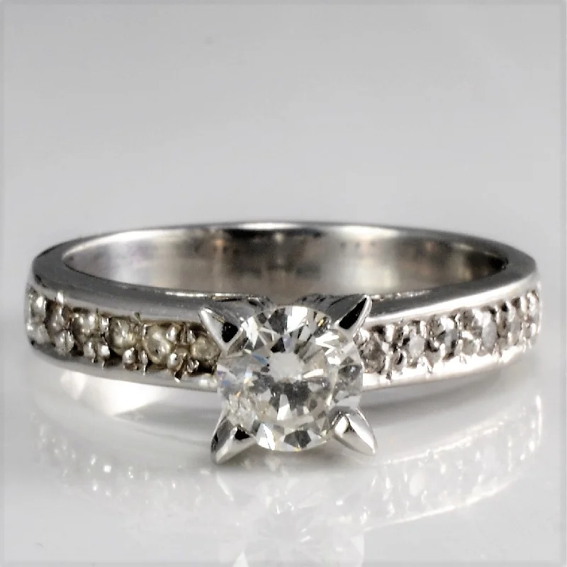 Timeless Jewelry Styles At Wallet-Friendly Prices Spike Prong Diamond Engagement Ring | 0.48 ctw | SZ 4.5 |