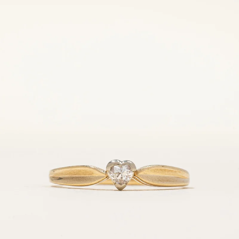 Final Call For Exquisite Jewelry At Reduced Rates Heart Cut Diamond Ring | 0.13ct | SZ 7.25 |