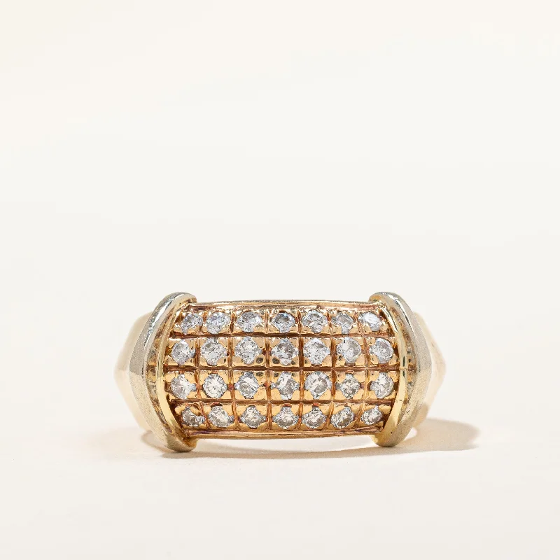 Best-Selling Jewelry Now Available At Special Deals Four Row Diamond Ring | 0.70 ctw, SZ 6.75 |