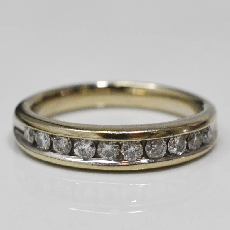 Unique Jewelry Designs Now At Discounted Rates Channel Set Semi Eternity Band | 0.35 ctw, SZ 6.5 |