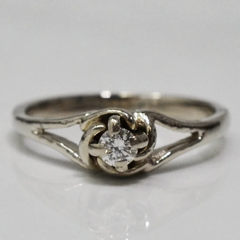 Holiday Jewelry Sale – Perfect Gifts At Great Prices Split Shank Diamond Floral Ring | 0.13 ct, SZ 6.75 |