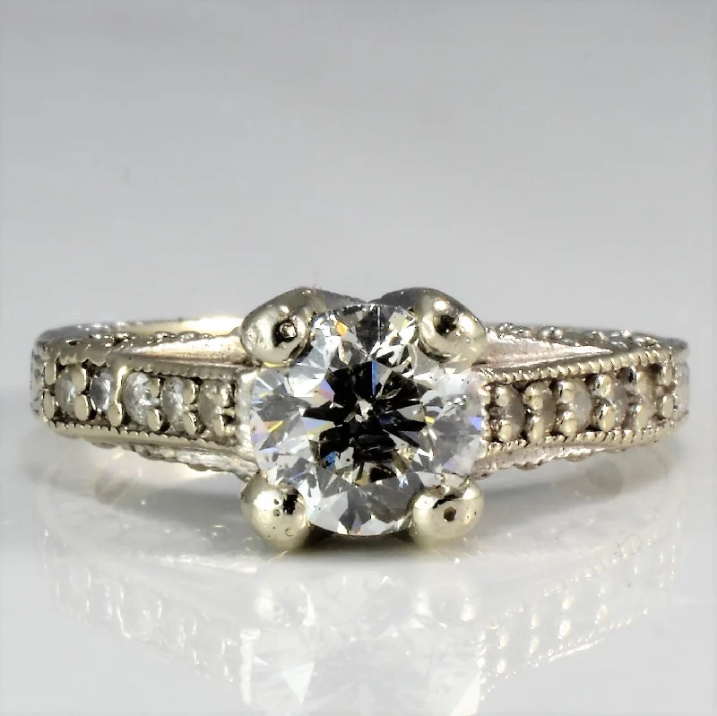 Flash Sale On Exquisite Jewelry – Don't Miss Out Milgrain Detailed Engagment Ring | 1.25 ctw, SZ 4.25 |