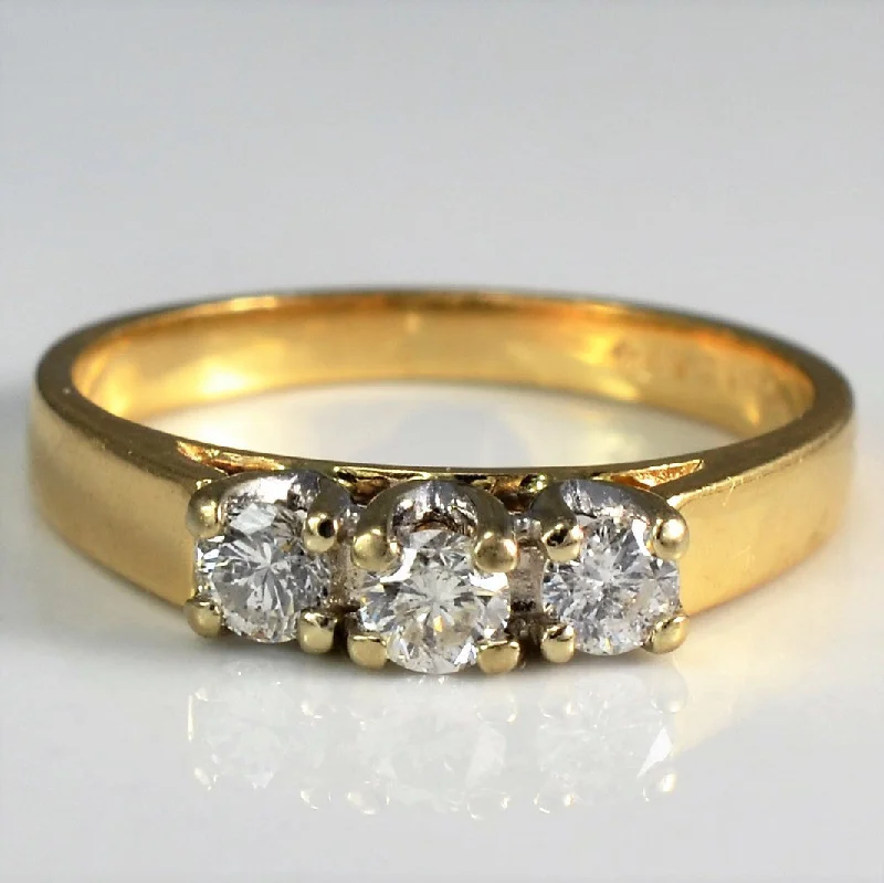 Jewelry Clearance Event – Stock Up Before It's Over Three Stone Diamond Band | 0.30 ctw, SZ 5 |
