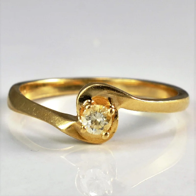 Once-A-Year Jewelry Sale – Grab Your Favorites Now Bypass Solitaire Diamond Ring | 0.10ct | SZ 6 |