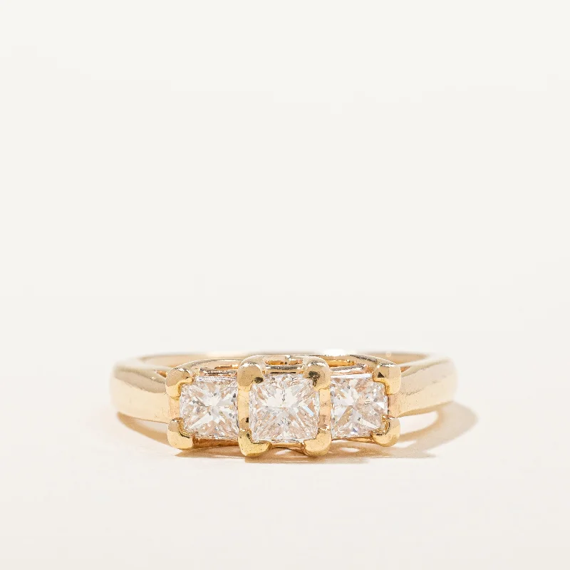 Unmissable Discounts On Timeless Jewelry Pieces Three Stone Princess Diamond Ring | 1.03 ctw, SZ 7 |