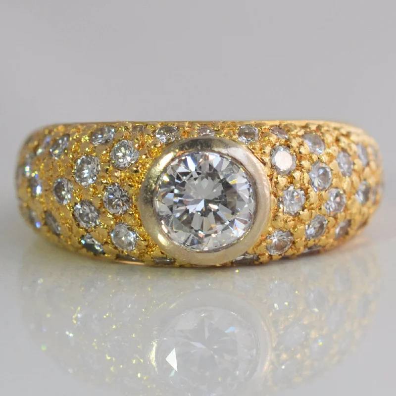 Versatile Layering Jewelry For Effortless Chic Custom Bezel Set Diamond Ring | 1.75ctw | SZ 6 |