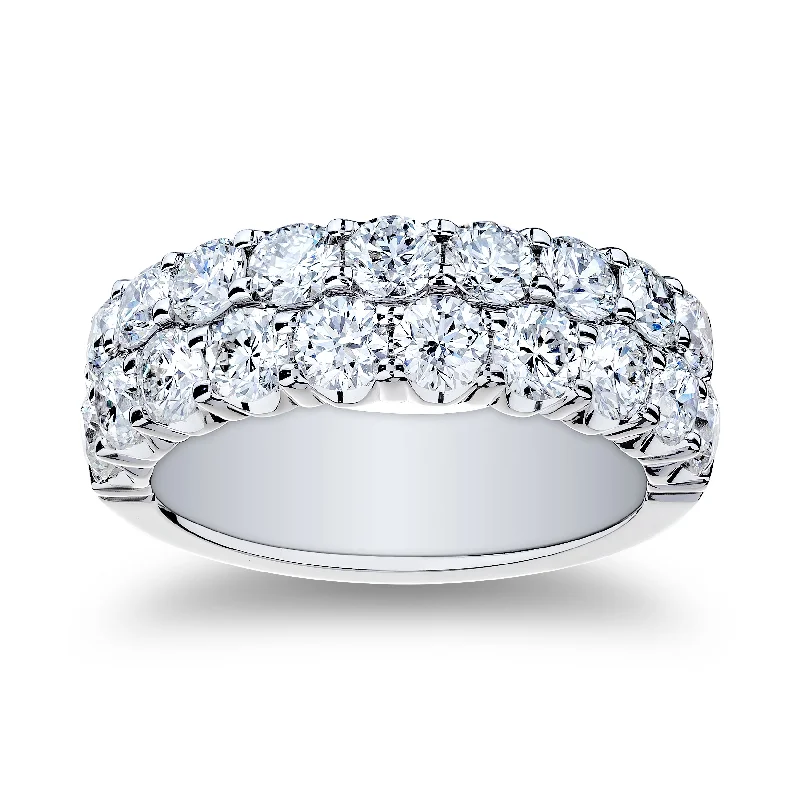 Jewelry Sale Alert – Shop Timeless Elegance Today Bremer Jewelry Round Diamond Half Anniversary Fashion Ring in Platinum (2.60ctw)
