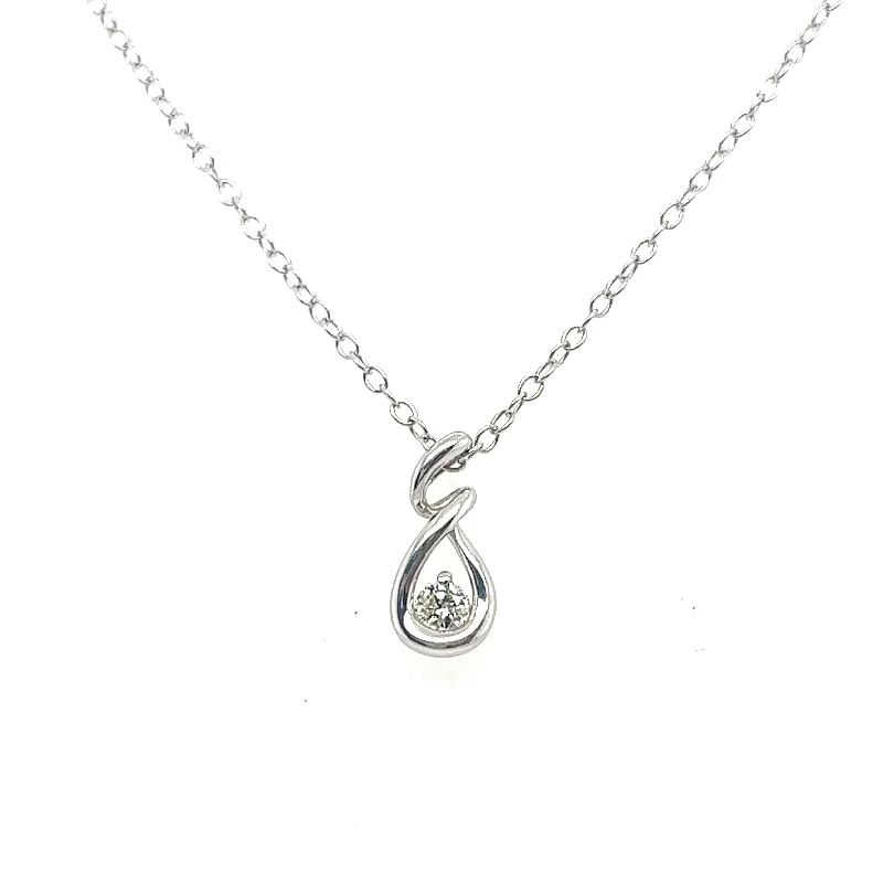 Stunning Jewelry Pieces At The Lowest Prices Ever 925 White Sterling Silver Round Shape Diamond Solitaire Pendant with a 925 White Sterling Silver Cable Link Necklace (xxxctw)