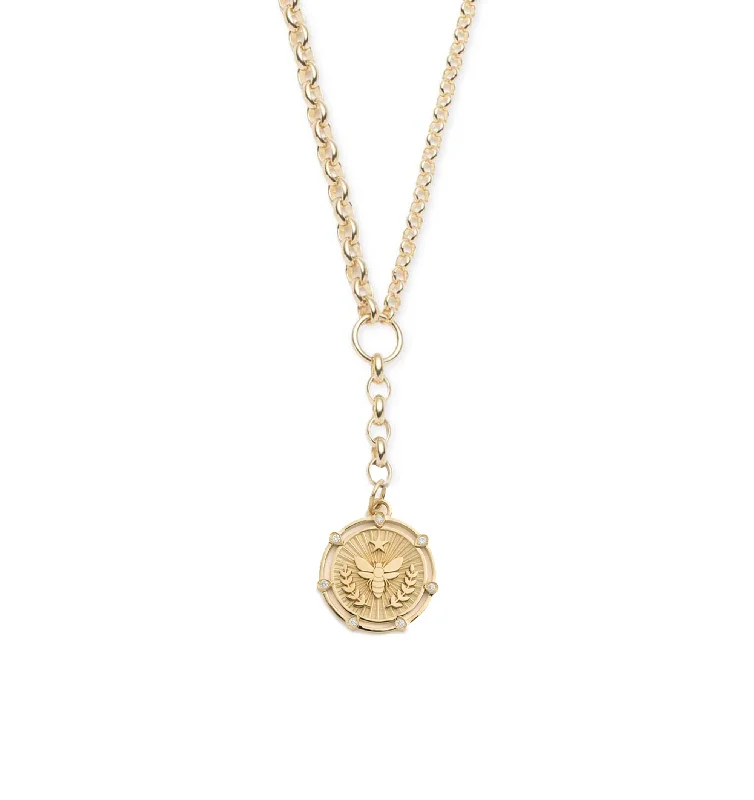 Stunning Jewelry At A Fraction Of The Price Bee - FoundRae X Every Mother Counts : Heavy Mixed Belcher Extension Chain Necklace