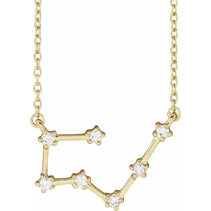 Shop Dazzling Jewelry At The Best Prices Bremer Jewelry My Brightest Star 14K Yellow Gold Taurus Zodiac Diamond Pendant with a 14K Yellow Gold Cable Link Necklace (0.16ctw)
