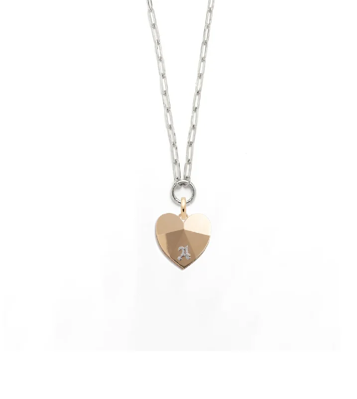 Limited-Stock Jewelry Sale – Once It's Gone, It's Gone Evergrowing - Love : Custom Facets of Love Classic Fob Open Clip Chain Necklace