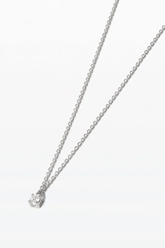Limited-Stock Jewelry Sale – Once It's Gone, It's Gone Anthology 01 18K Whitegold Necklace w. Diamond