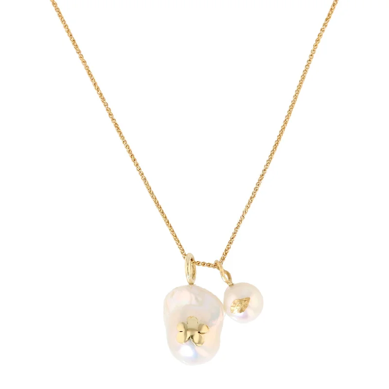 Affordable Luxury Jewelry For Every Occasion Baroque & Freshwater 14K & 18K Necklace w. Pearls