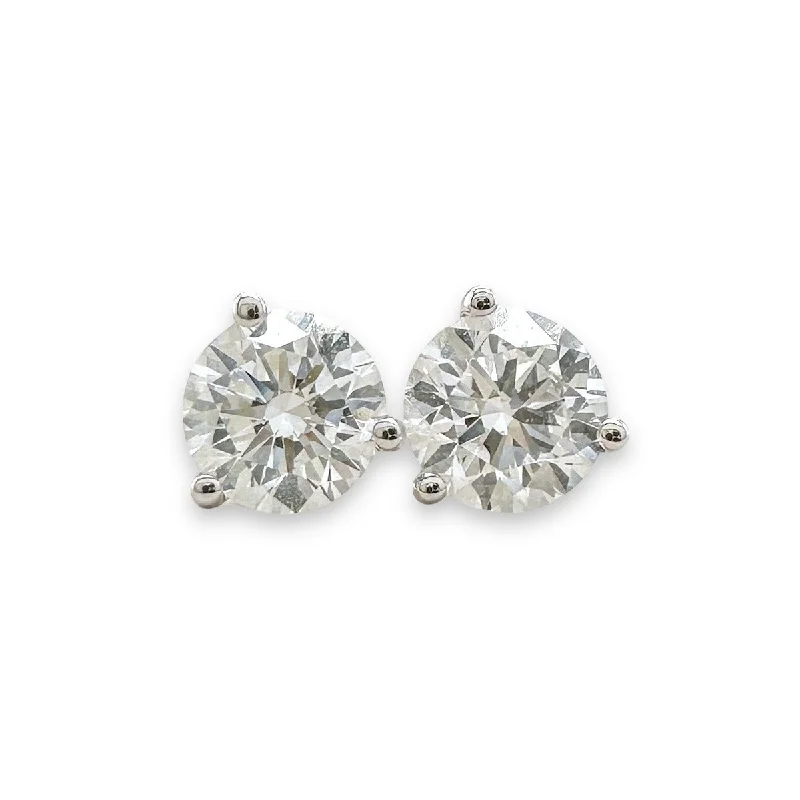 Best Jewelry Sale Prices – Limited-Time Offer 14K W Gold 1.00ctw D-E/VVS2 Lab-Created Diamond Earrings