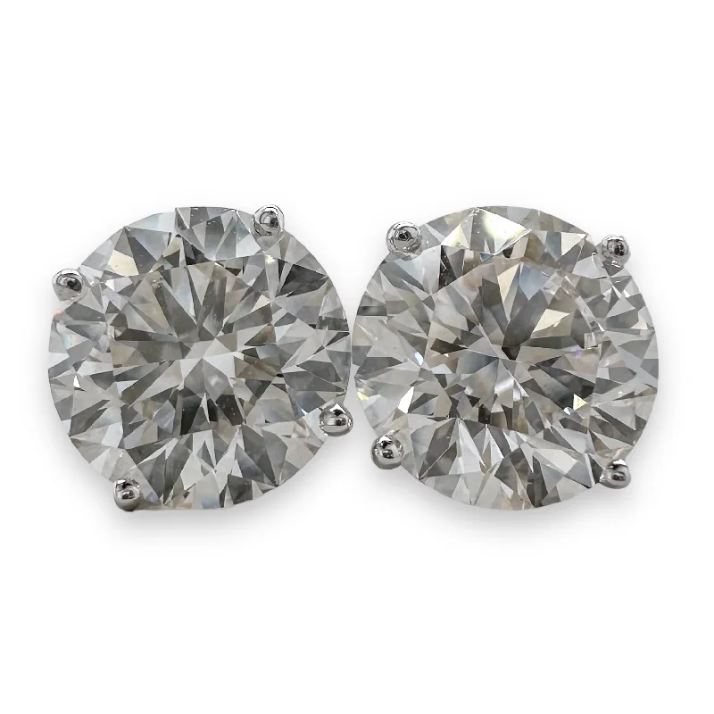 Luxury Handcrafted Jewelry For Elegant Looks 14K W Gold 4.02ctw G-H/VS1 Lab-Created Diamond Earrings
