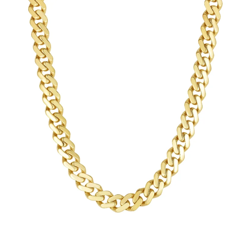 Trending Jewelry Styles Now At Limited-Time Discounts 14kt Gold 22 inches Yellow Finish 9.5mm Polished Chain with Box with Both Side Push Clasp
