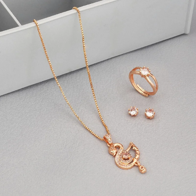 Fashion-Forward Jewelry At Incredible Prices AV Universal Gold Plated Fancy AD Combo