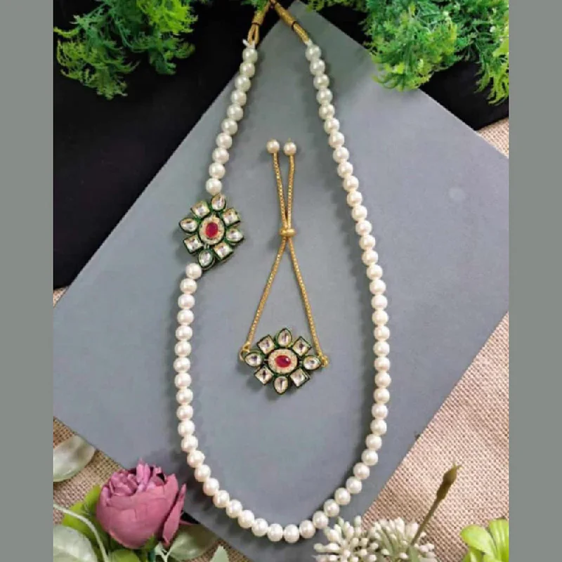 Bestselling Jewelry At Special Promotional Rates Shagna Gold Plated Pearl Combo Set